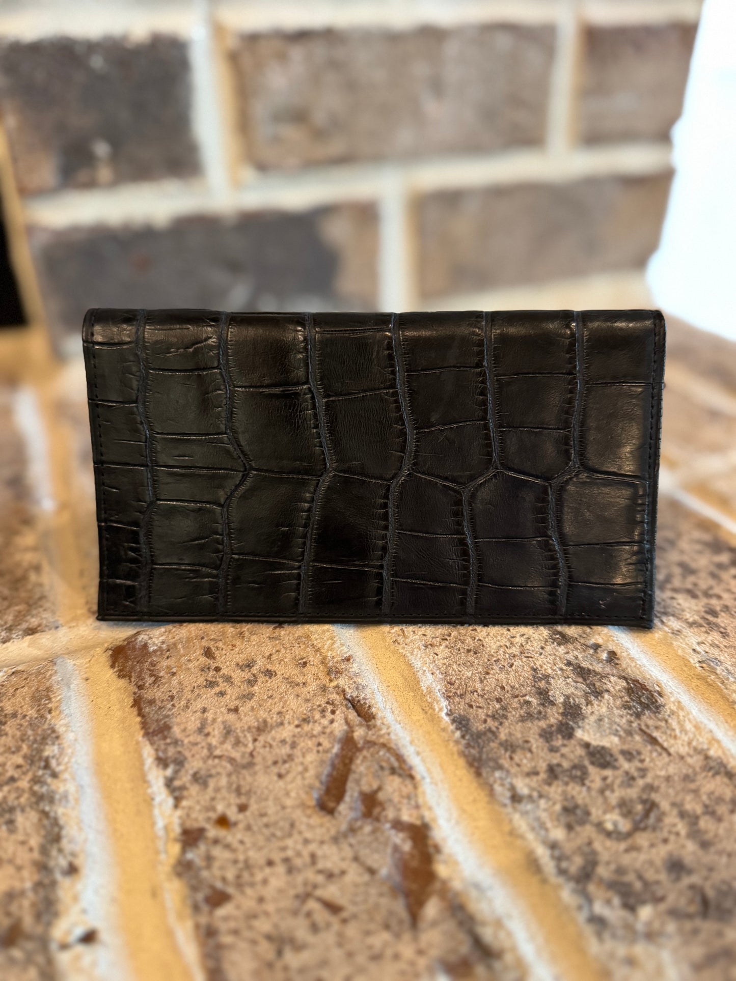 Alligator Checkbook Wallet