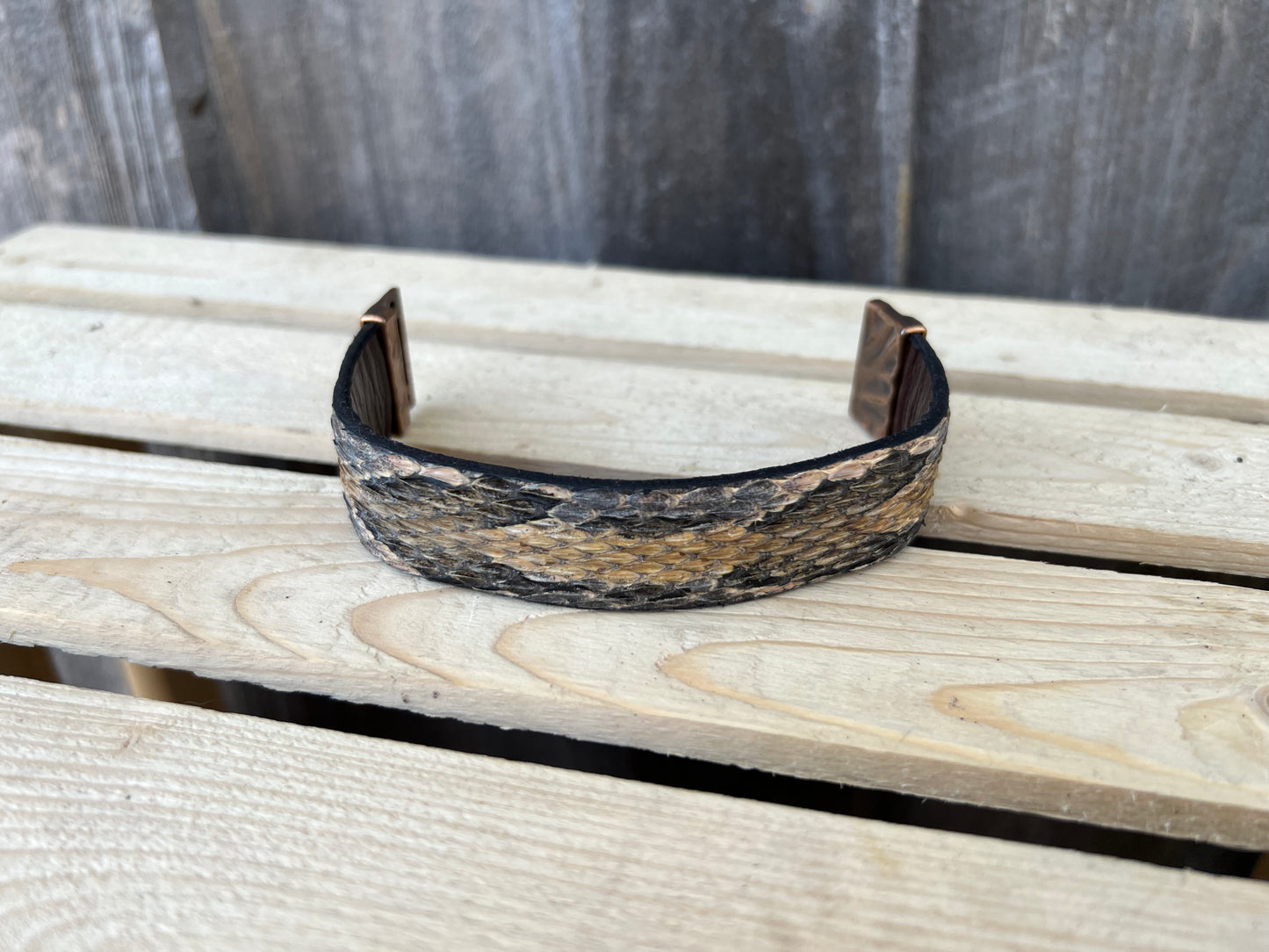 Canebrake Snake Bracelet Cuff