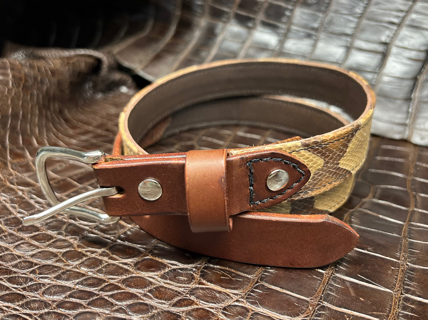 Copperhead Snake Belt