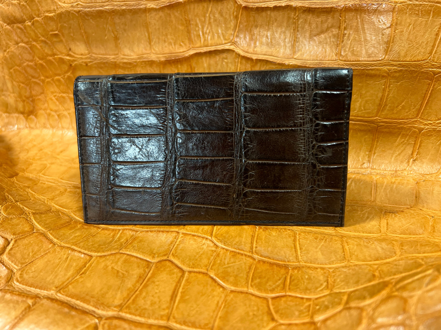 Alligator Checkbook Wallet