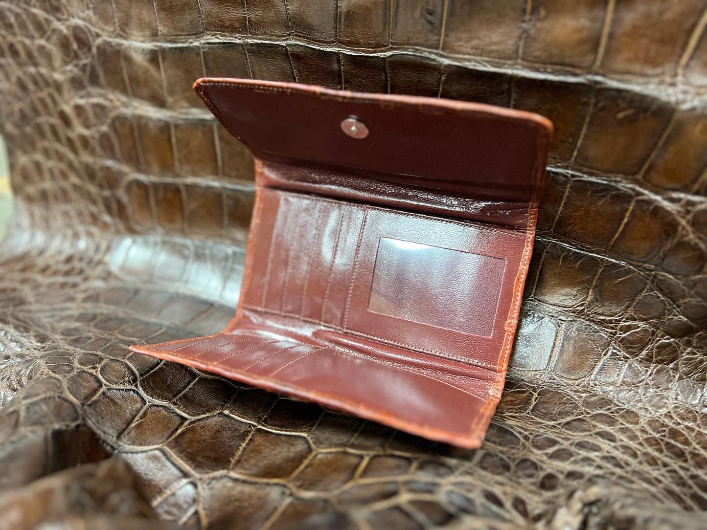 Alligator womens wallet