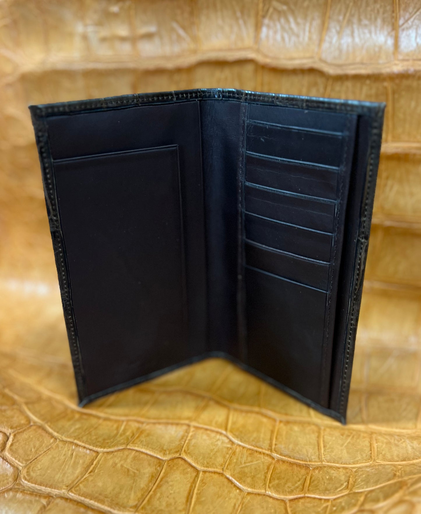 Alligator Checkbook Wallet