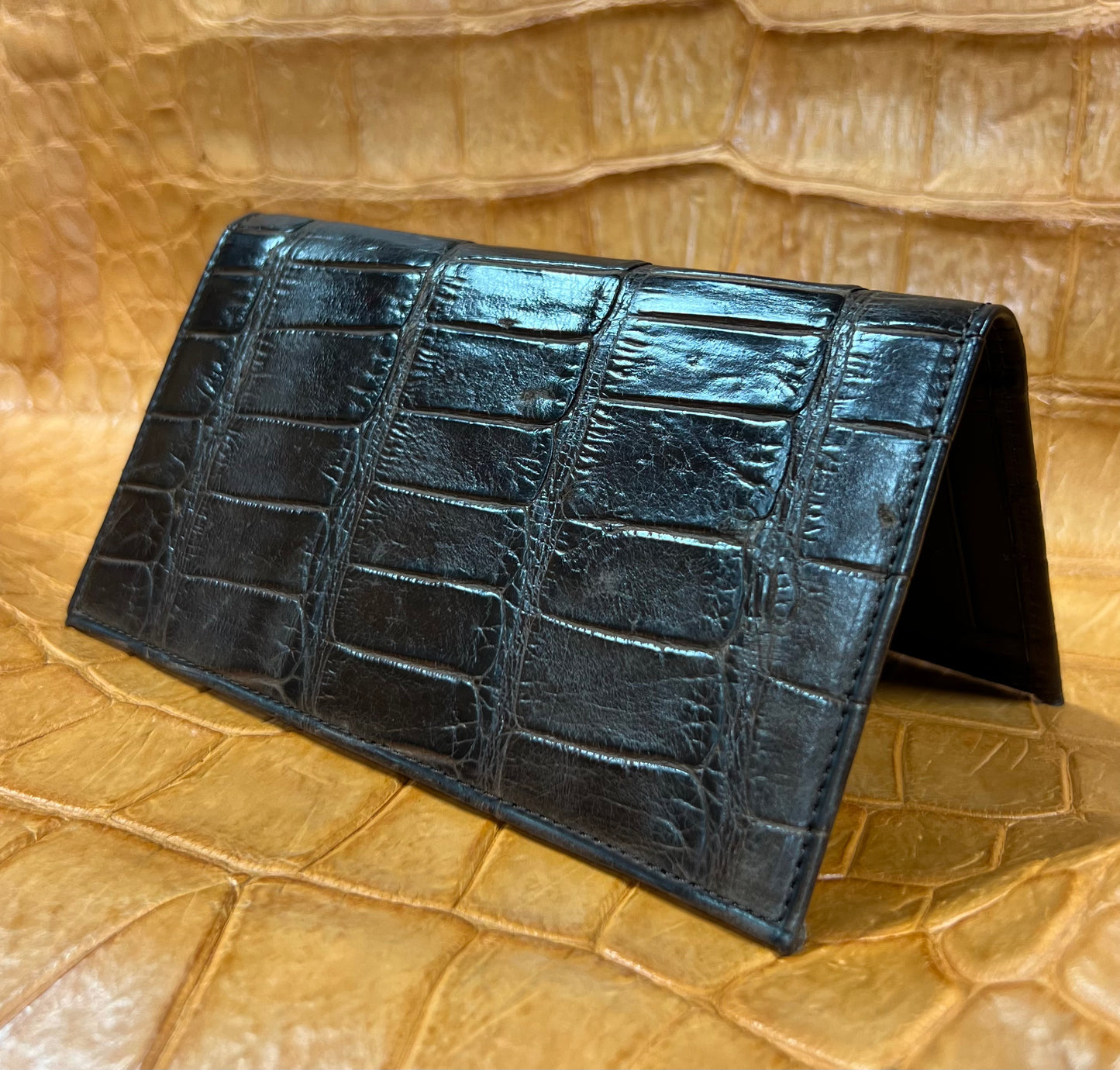 Alligator Checkbook Wallet